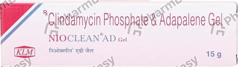 Nioclean Ad Tube Of 15gm Gel: Uses, Side Effects, Price & Dosage ...