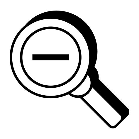 A solid vector design of zoom out 24036844 Vector Art at Vecteezy