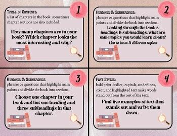 Image result for Text Features Task Cards