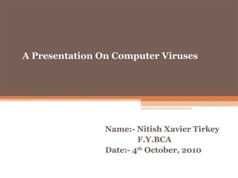 Image result for Computer Virus Presentation