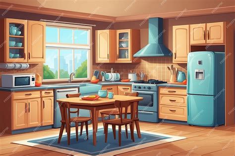 Kitchen Cartoon 的图像结果