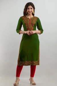 GOMOSWA INTERNATIONAL Women Embroidered A-line Kurta - Buy GOMOSWA ...