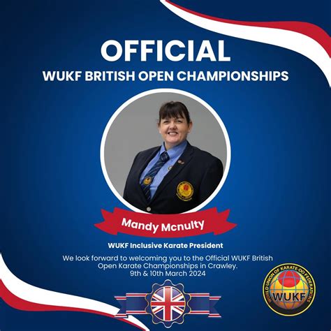 WUKF - 🇬🇧 We are delighted to announce Mandy McNulty from Ireland ...