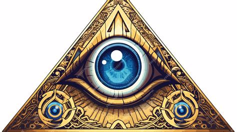 AllSeeing Eye of God Symbol Eye of Providence | Premium AI-generated vector