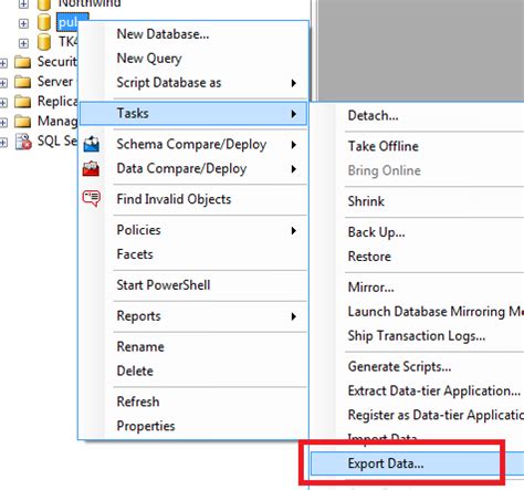 Image result for SQL Server Export Wizard
