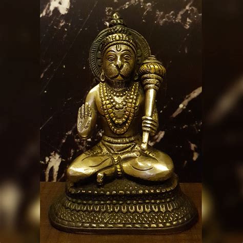 Buy Divya Mantra Hanuman Idol For Home Puja Room Decor Pooja Mandir ...
