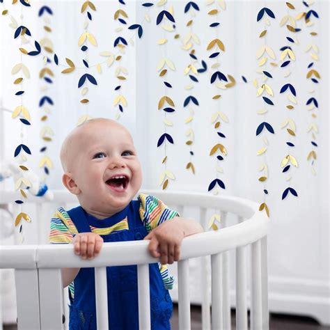 Pinkblume 52 Ft Navy Blue Gold Party Decorations Royal Blue India | Ubuy