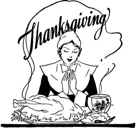 Free Printable Black And White Thanksgiving Clip Art at Jett Embling blog