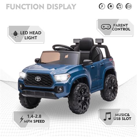 Buy Ride on Cars for Boys, Licensed Toyota Tacoma 12V Electric Ride on ...