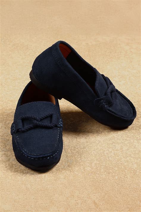 One Friday Boys Navy Blue Formal Loafers – One Friday World