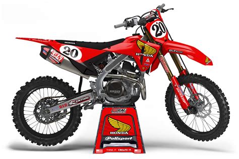Honda CRF450 Daytona 20 Design Ready Made Complete Graphics Kit