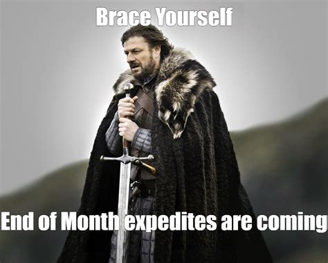 Meme: "Brace Yourself" - All Templates - Meme-arsenal.com