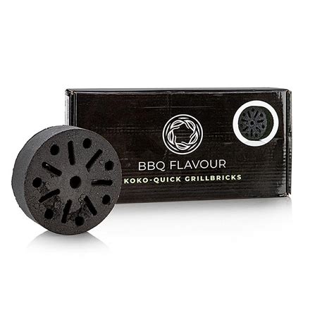 Koko-Quick Grillbricks, briket kelapa, bulat, Yakiniku montargo, 4 buah ...
