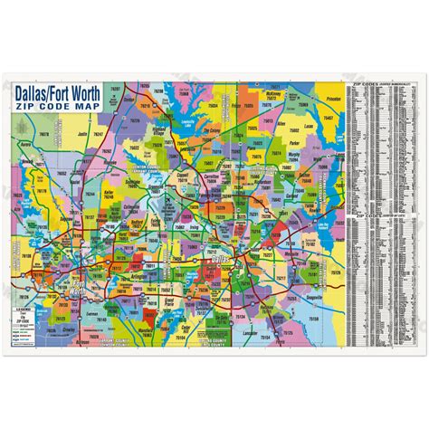 Dallas Zip Code 的图像结果
