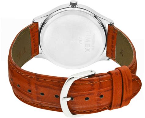 TIMEX Blue Dial Leather Strap Analog Watch - For Men - Buy TIMEX Blue ...