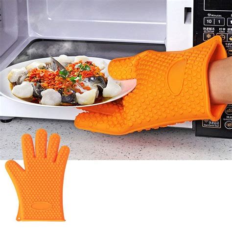 ULTRINA Hand Heat Resistant Cut Resistant Non-Slip Silicone Microwave ...