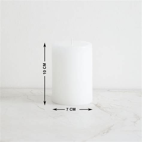 Buy Marshmallow Lily Scented Pillar Candle from Home Centre at just INR ...