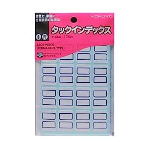 KOKUYO TACK index paper label small 18 x 25 mm 176 piece blue t-20 B ...