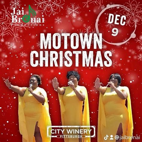 A Motown Christmas - Christmas In The Key of Motown at City Winery ...