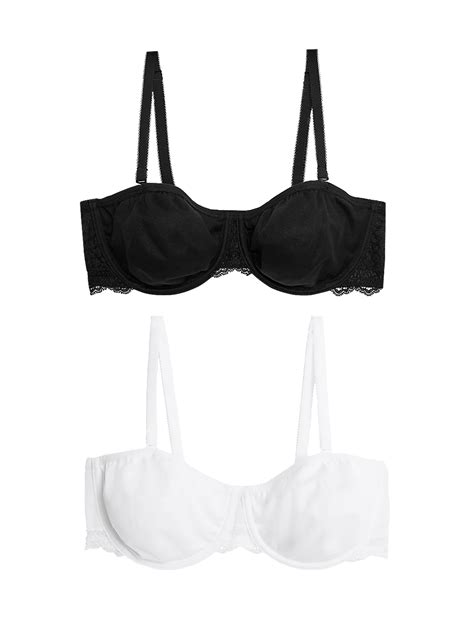 Buy 2pk Wired Strapless Bras at Marks & Spencer