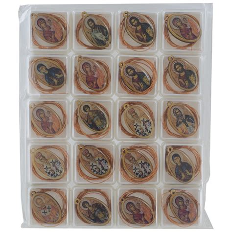 Medaljoni svetitelja u kutiji, pakovanje 20 kom.