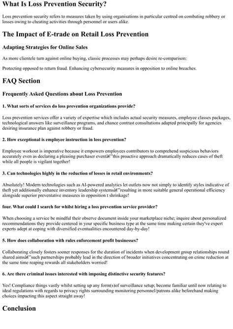 PPT - **The Future of Loss Prevention: Trends and Best Practices for ...