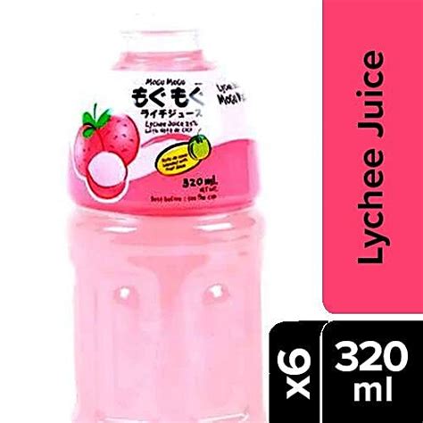Buy Mogu Mogu Juice - Lychee 6x320 ml (Multipack) Online at Best Price ...