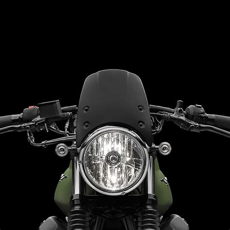 Rizoma Black Anodized Headlight Fairing Triumph Speed Twin 1200 (2019 ...