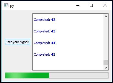 PyQt Thread Programming Tutorial 的图像结果
