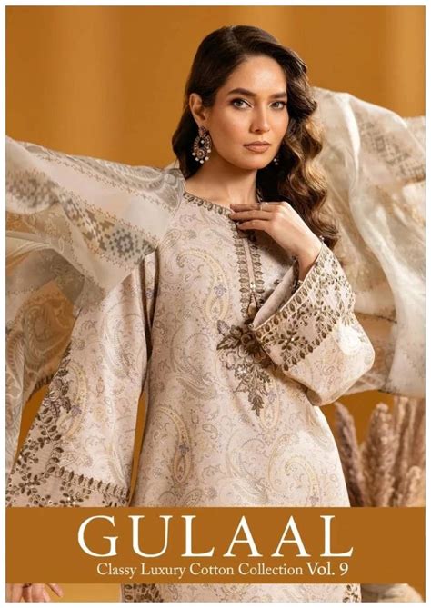 Gulaal Classy Luxury Cotton Collection Vol 9 Cotton Dress Material