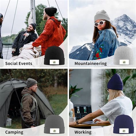 Buy Seal of Maine Black Knitted Wool Cap, Acrylic Material, Soft and ...