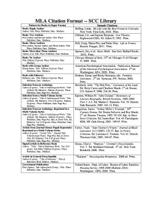 Fillable Online solano MLA Citation Format Print Resources - Solano ...