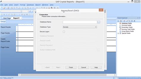 Free Crystal Reports Tutorial 的图像结果