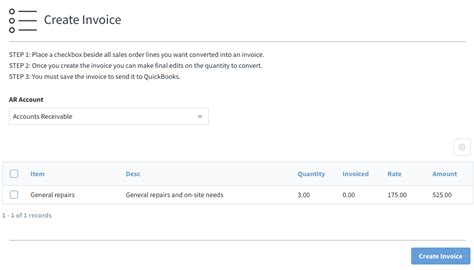 QuickBooks Create Invoice 的图像结果