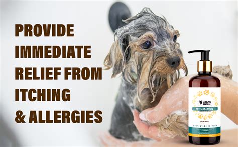 Buy URBAN SHERU Salon White Shampoo for Dogs with Natural Medicated ...