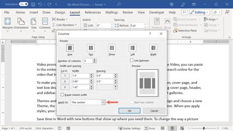 Image result for Create Columns in Word Document