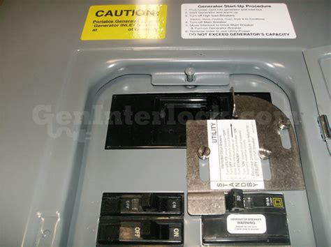Image result for Installing Square D Generator InterLock Kit