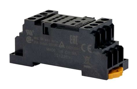 PYFZ-14-E Omron | Omron MY4 14 Pin 2250V ac DIN Rail Relay Socket, for ...