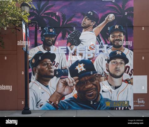 Franky Cardona mural of the World Series winning Houston Astros at ...