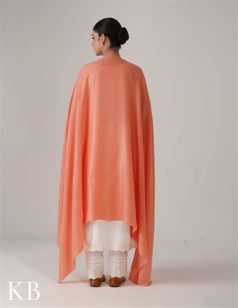 Peachy Pink Kashmiri Woollen Shawl – Fine Wool & Silk Blend | Work ...