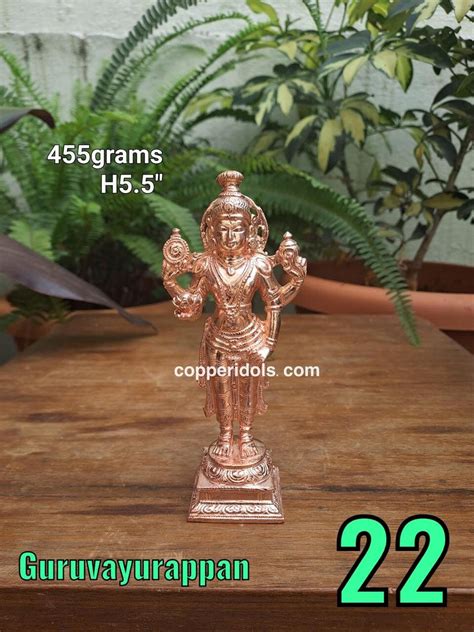 Buy Prasiddh Copper Idols Present Copper Idol of Guruvayurappan Mysore ...