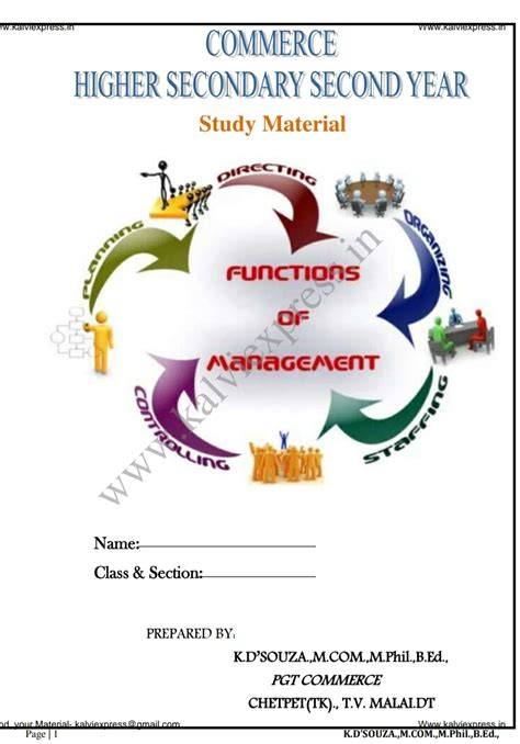 11 ,12Th COMMERCE Full study Material