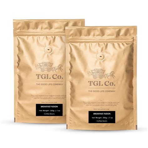 TGL Co. The Good Life Company Breakfast Fusion-Grounded Coffee Bag ...