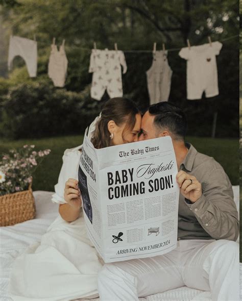21+ Aesthetic Pregnancy Announcement Ideas That Are Literal Perfection ...