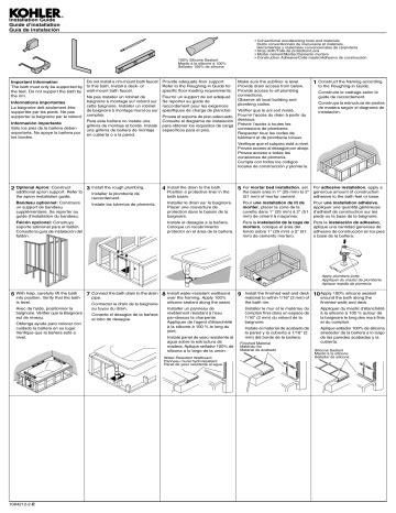 KOHLER K-1454-K4 Installation Guide | Manualzz