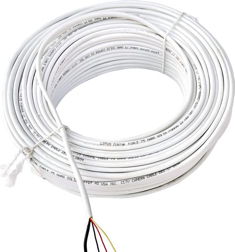 Buy CCTV Wire Cable 3+1 Copper+Breding Alloy+mic Wire Alloy (20 meter ...