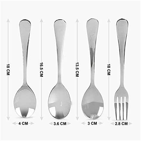 FNS International Pvt Ltd Dorian 18/10 Steel Cutlery Set with Stand in ...
