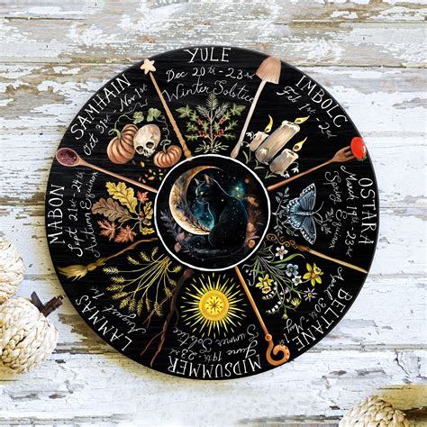 Wheel of the Year, Pagan Calendar, Witchcraft, Wicca, Witch, Grimoire ...