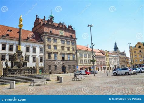 Plzen, Czech Republic - June 25, 2019: the Main Square in Pilsen ...