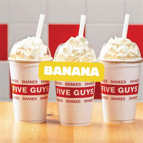 Banana Milkshake (Five Guys) - Eats Bible